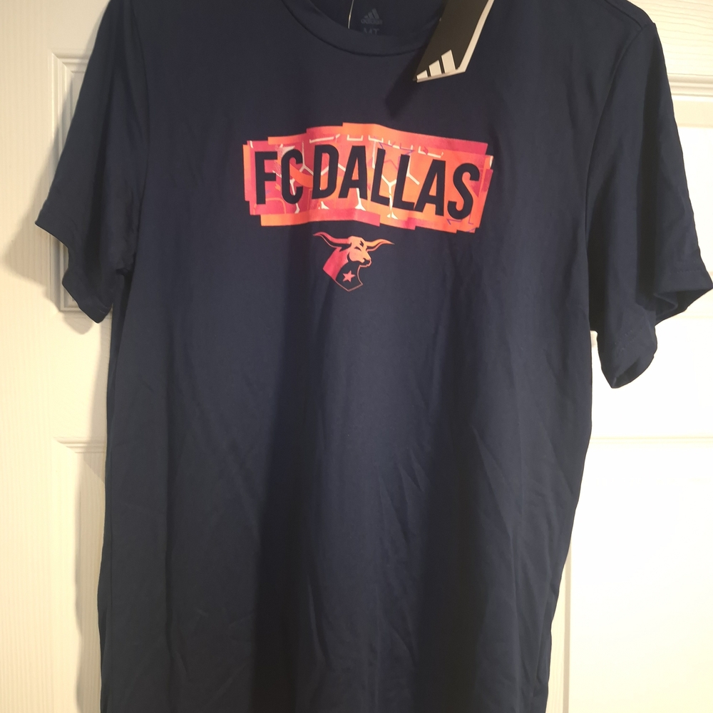Adidas FC Dallas Navy Tee